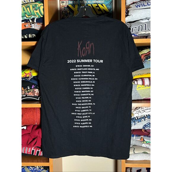 Korn 2022 Summer Tour Goth Double Sided Band Tee - Picture 3 of 5